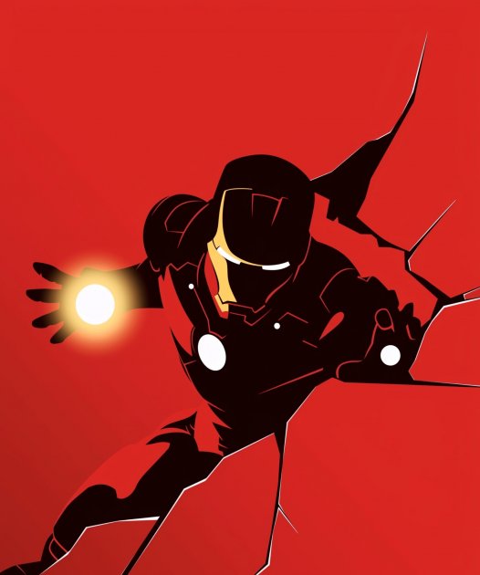 Wallpapers HD Iron Man | Fonds Rouges & Dessins Comics pour Mobile